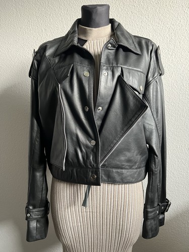 Lederjacke damen l - lederjacke, gr.