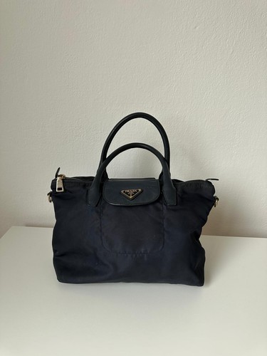 Prada handtasche nylon leder - prada,