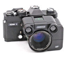 Spiegelreflex-Kamera Carena KSM 1 mit Revue AF-Objektiv der 1. Generation