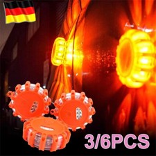 3/6x Wasserdicht LED Warnleuchte Auto Warndreieck Kfz Notleuchten Warnblitzer.