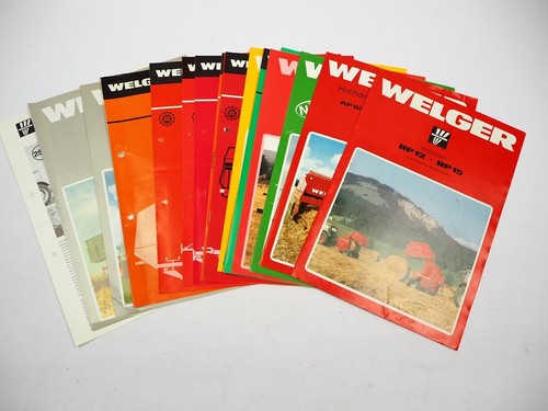 18x original prospekt welger - original,