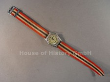 147643: Wehrmacht Heer Armbanduhr, Hersteller: Ankra-Sport bruchsicher, LÄUFT