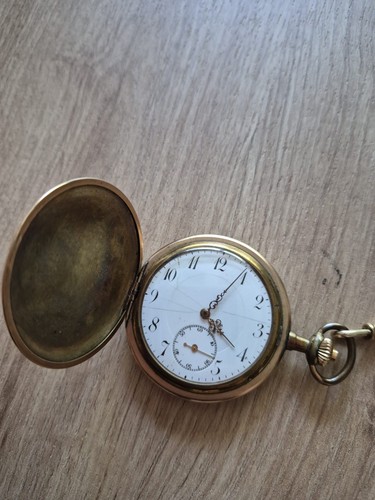 Antike taschenuhr mit gold - mit,