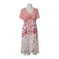 Kleid, Größe: M, Weiß/Rot