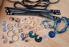 Modeschmuck Konvolut: Ketten, Ringe, Ohrringe, Armbänder gebraucht