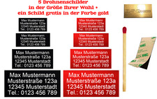 Adressschild drohnen - adressschild,