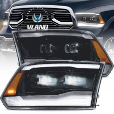 VOLL-LED Projektor-Scheinwerfer für 2009-2018 Dodge Ram 1500 2500 3500 DOT SAE
