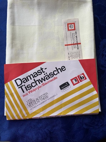 Ddr damast tischtuch - ddr,