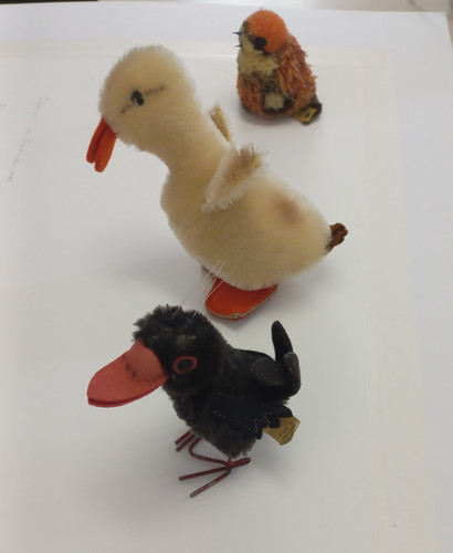 Steiff stofftiere gans rabe - gans,,