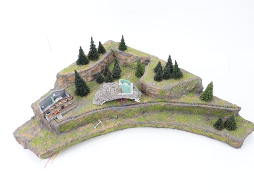 Spur berg bergterrassen - n,
