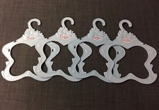 Baby Born 4x Bügel blau Junge Boy Zapf Creation Kleiderbügel Puppenschrank Puppe