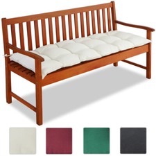 DETEX® Bankauflage Sitzkissen Visko-Effekt Rückenlehne Gartenbank Bank Kissen