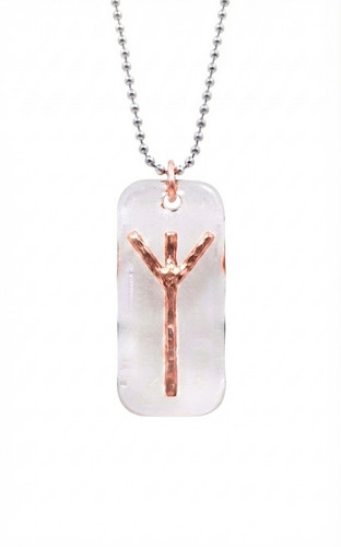 Algiz rune amulett kupfer - rune,