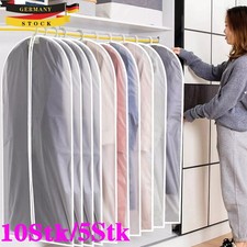 5/10 Kleidersäcke Kleidersack Kleiderhülle Kleiderschutz Schutzhülle Transparent