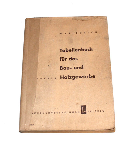 Tabellenbuch für das - , bau-