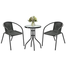 Outdoor bistro set 3tlg - set,