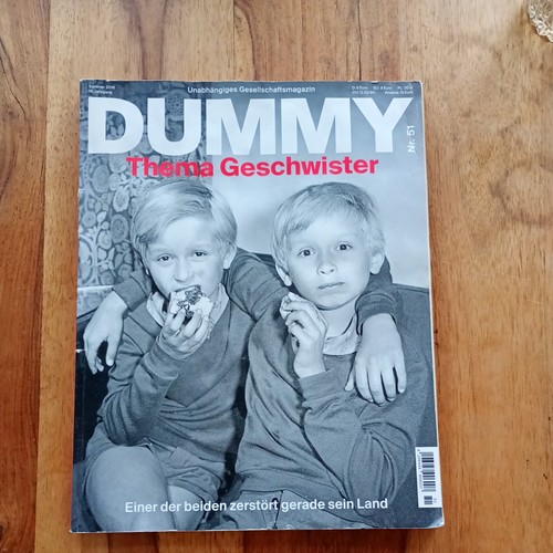 Dummy magazin geschwister - dummy,