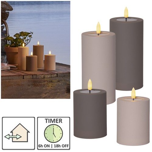 Outdoor led kerze mit timer - mit,