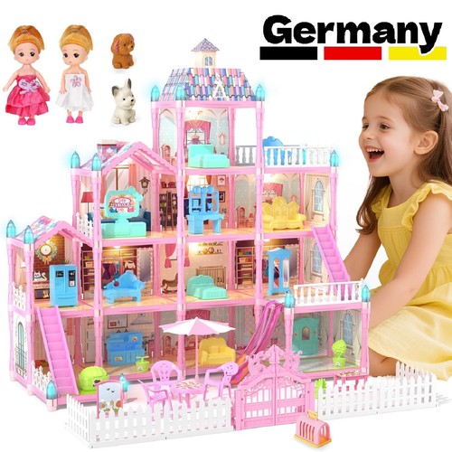 Puppenhaus mit led - mit, led,