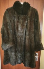 Echter Pelz Damen Bisam Jacke