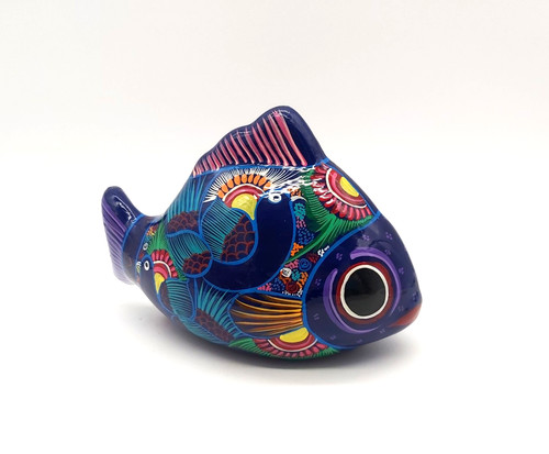 Quetzal fisch keramikfigur - quetzal,