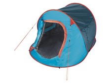 Rocktrail Pop-Up Zelt, 2 Personen (blau/orange) - B-Ware sehr gut