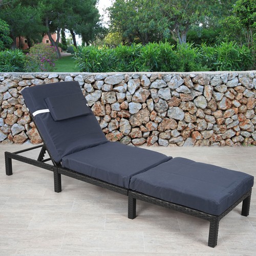 Poly rattan sonnenliege - poly-rattan,
