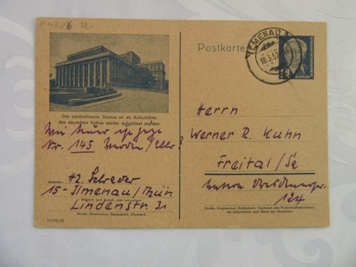 Ganzsache ddr 06 - ddr,
