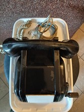 Kurbeltelefon/Bakelit,Schwarz 
