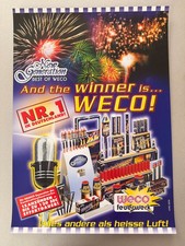 WECO Feuerwerk Plakat Vintage