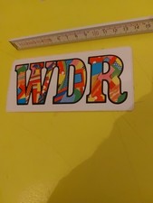 WDR Bunt Karneval Rainbow Regenbogen Aufkleber Sticker Vintage 80er Original TV