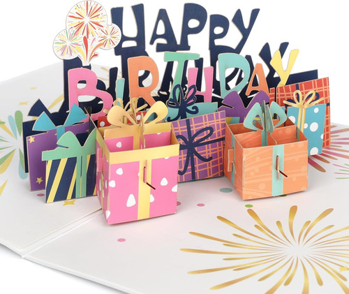 Pop karte happy birthday - happy,