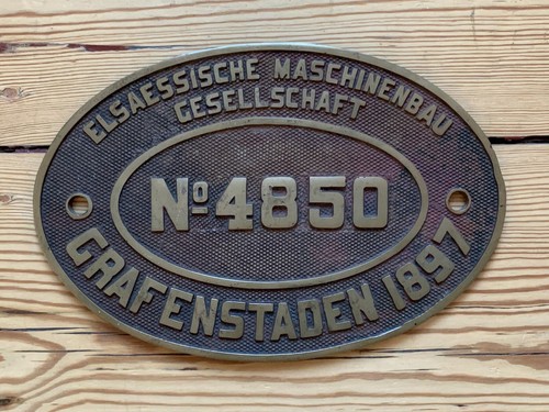 Original lokschild der - lokschild,