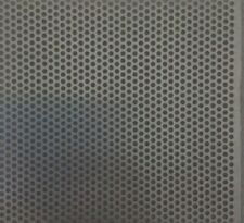 2 Stück Aluminium Lochblech 215x500x1,5mm einseitig mit 5mm Rand.