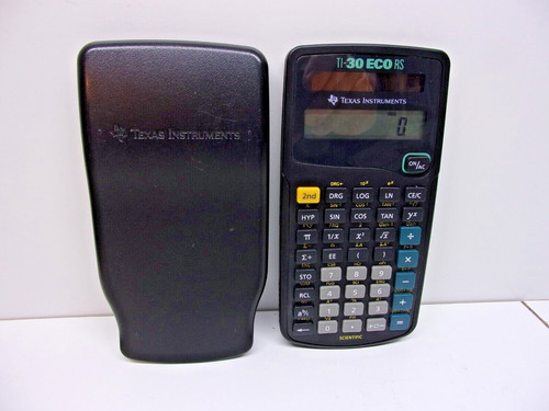 Texas instruments eco rs - instruments,