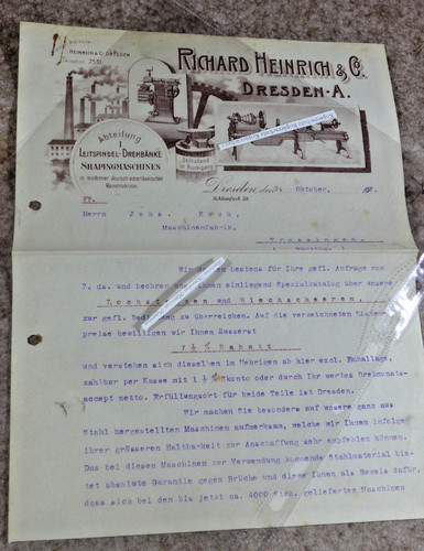 Alte rechnung heimatbeleg - heimatbeleg, r