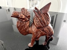 Handgeschnitztes Kamel Holzkamel Massivholz Handarbeit Dekoration Dekoartikel