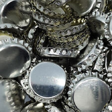 100 x Kronkorken 26mm neue Kronenkorken Bier selber brauen Hobbybrauer SILBER