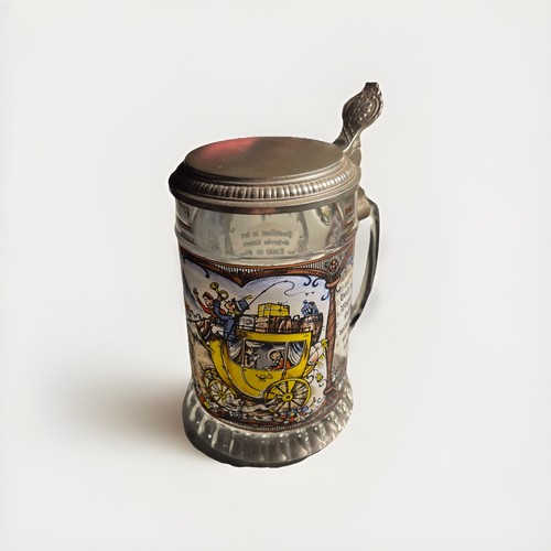 Bierkrug mit deckel - mit,