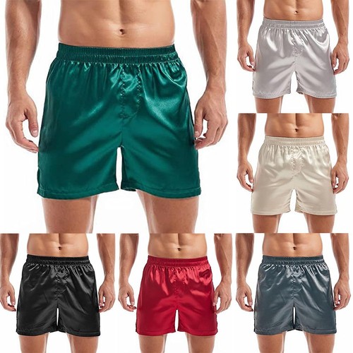 Herren satin seide boxershorts - seide,