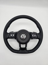 D-Form Sportlenkrad Leder für VW Golf 5 6 7 GTI, Golf R,