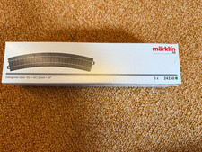 Märklin H0 – 6× C-Gleis gebogen R2 = 437,5 mm, 30° (Art.-Nr. 24230) #24