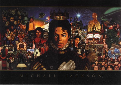 Michael jackson postkarte - jackson,