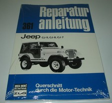 Reparaturanleitung Jeep CJ-5 / CJ-6 / CJ-7 / 1954 - 1986 Reparatur Buch NEU!