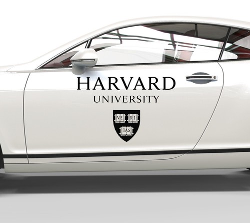 Aufkleber harvard crimson - crimson,