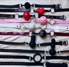 BDSM Öffnen Knebel Mund Extrem Einstellbar Mundknebel Silikon Ball Gag Bondage