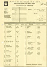 Datenblatt Einstelldaten Solex 35 PDSI Vergaser - Opel Kadett C/D 11N / 3441536