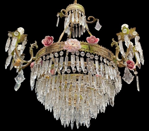 Eleganter antiker kronleuchter - antiker,