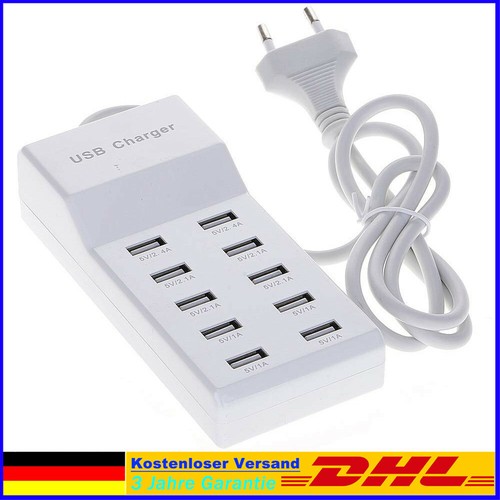Fach usb schnellladestation - 10,