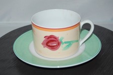 Kaffeetasse 2tlg. Dessina Blume rot Tulpe Rose Winterling